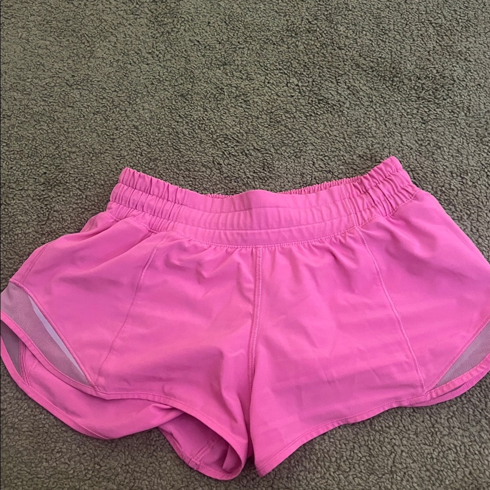 Lululemon Vibrant Pink Athletic Shorts